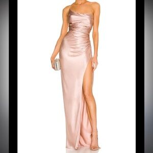 The Sei Satin Evening Gown